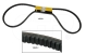 New 1100375 V-Belt Single Replacement suitable for Caterpillar Equipment