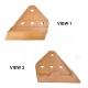 New 1122487 Sidecutter Rh Replacement suitable for Caterpillar Equipment