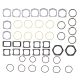 New 1539373 Exhaust Manifold Gasket Kit Replacement suitable for Caterpillar 5130 Engine Serial Nos. 4CS