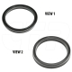 New 1709857 Seal-U-Cup Replacement suitable for Caterpillar 308D, 308C, 311C, 311D LRR, 312D, 312D L, 314D CR, 314D LCR, 315C, 315D L, 320D, 320D L, 320D LN, 324D, 324D L, 329D L, M312, M313C, M313D, M315, M315C, M315D, M316C, M316D,  3046, 3054, 3054C, 3