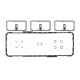 New 2664561 Central & Lower Gasket Kit Replacement suitable for Caterpillar 3116