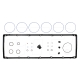 New 3251561 Central & Lower Replacement suitable for Caterpillar C-11 Engine Serial Nos. RSX