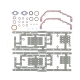 New 3493412 Central & Lower Replacement suitable for Caterpillar C-18 Engine Serial Nos. W1C