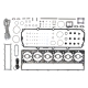 New 4495551 Kit Gasket Replacement suitable for Caterpillar Equipment