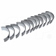 New 7W4817 Bearing Set 0.010 Replacement suitable for Caterpillar Equipment