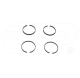 New 9H1401 Ring Set-Std Replacement suitable for Caterpillar Equipment