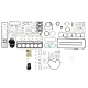 CAT 3126 Rebuild Overhaul Gasket Kit for Caterpillar 3126, Industrial
