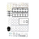 CAT 3306B Rebuild Overhaul In Frame Gasket Kit - For Caterpillar 3306B Truck, Marine, Industrial and Machine Engines