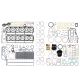 CAT 3406 Rebuild Overhaul Gasket Kit for Caterpillar 3406, 16G, 16H